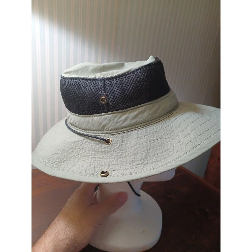 Field & Stream Size M Nylon Body/Poly Mesh Snap Brim Boonie Hat with Drawstring